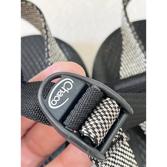 Chaco Zcloud 2 Excite B+W Comfort Adjustable Strap Womens Sz 10 JCH107966W - Picture 6 of 15